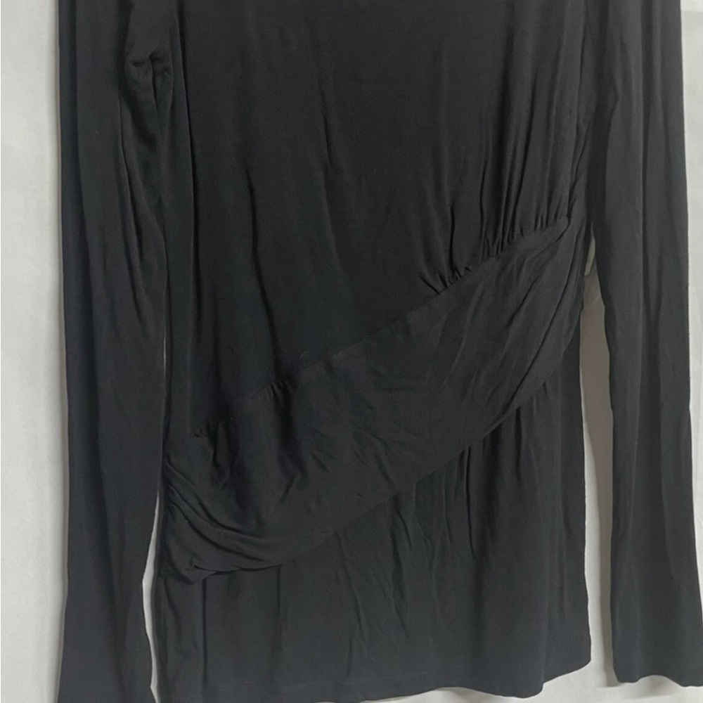 CAbi Applaud Faux wrap top. Medium. 19” pit to pit